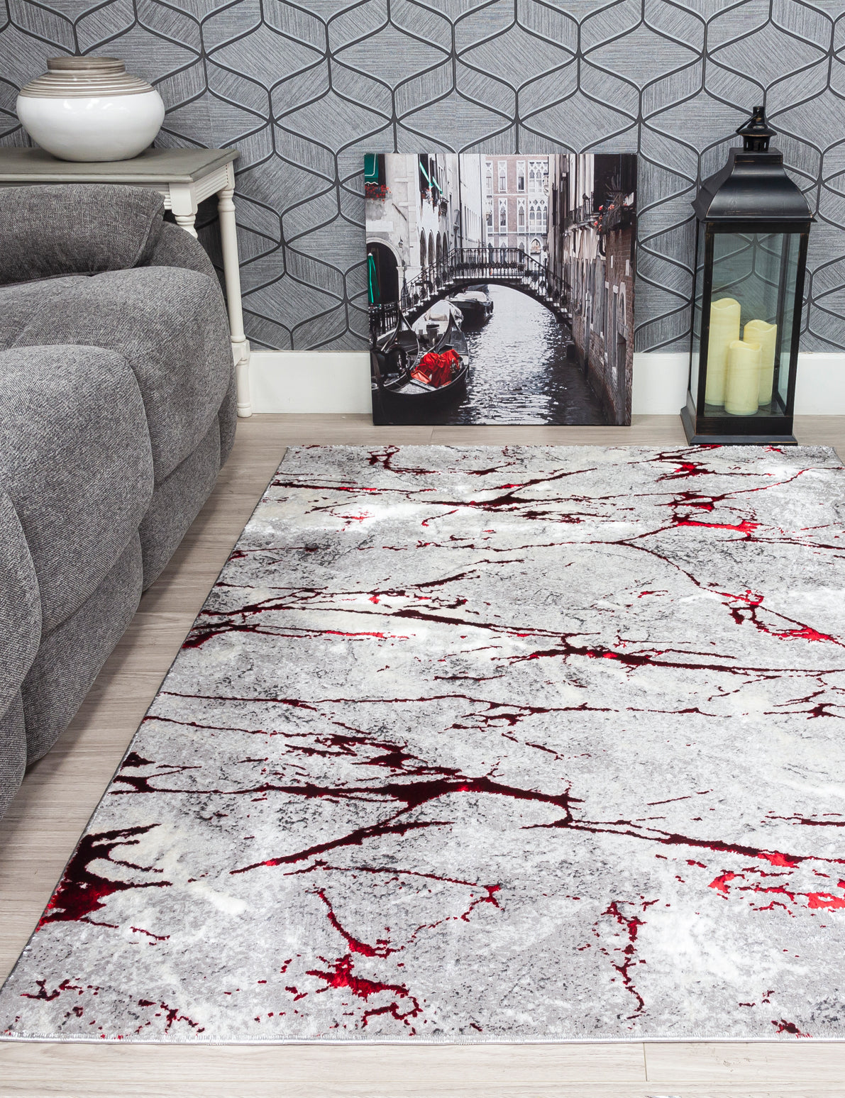 Glitz Marble - Red