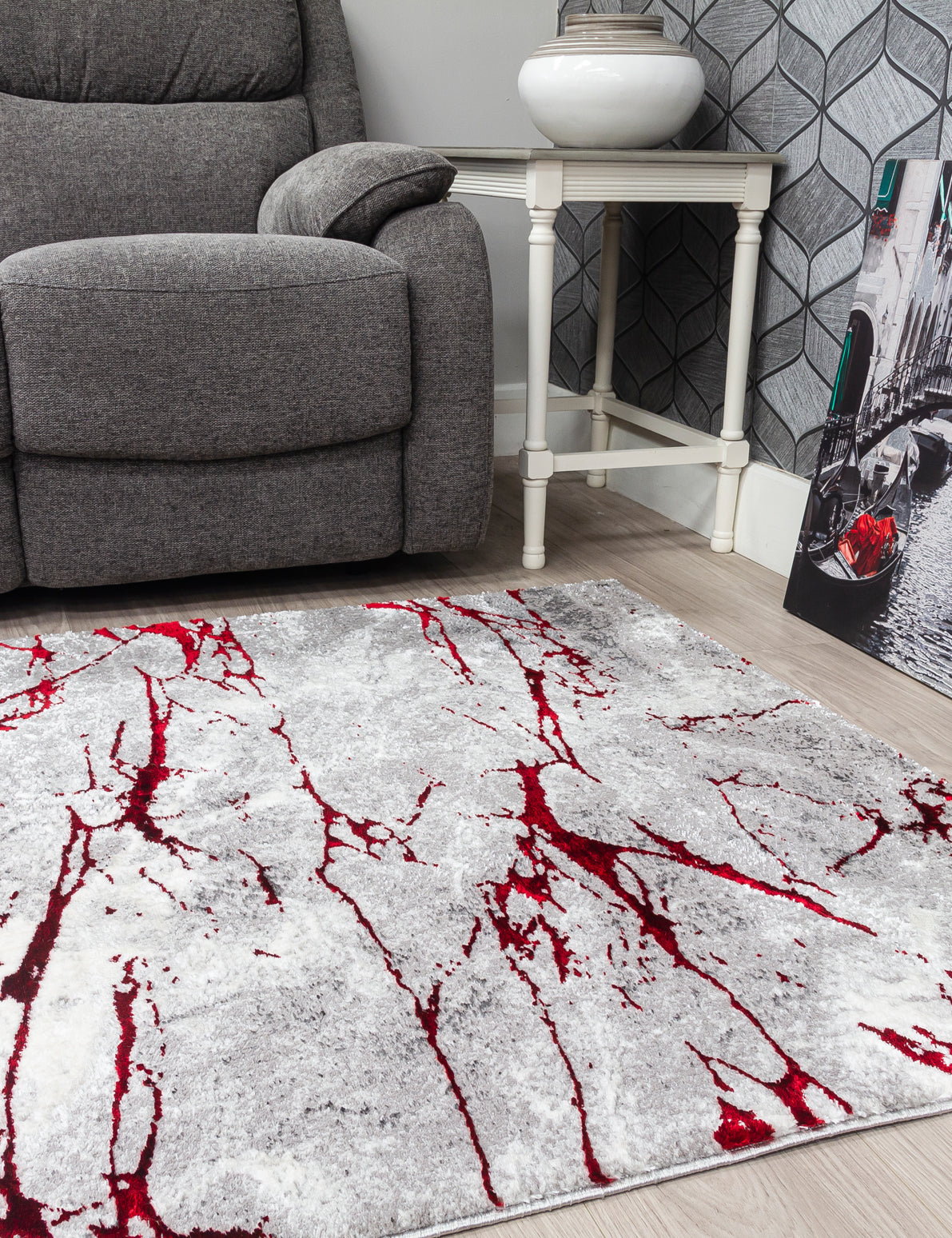 Glitz Marble - Red